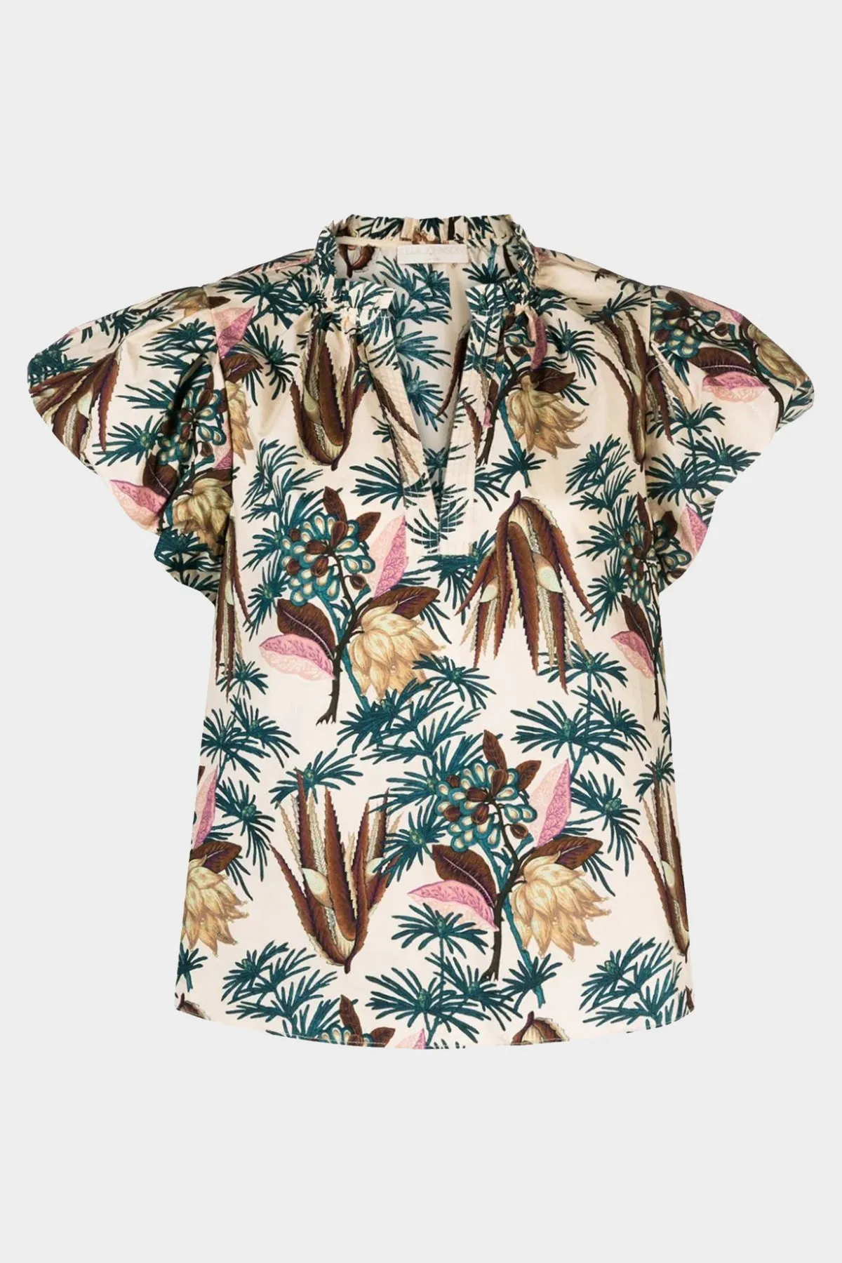 Klara Puff Sleeve Top in Wildflower