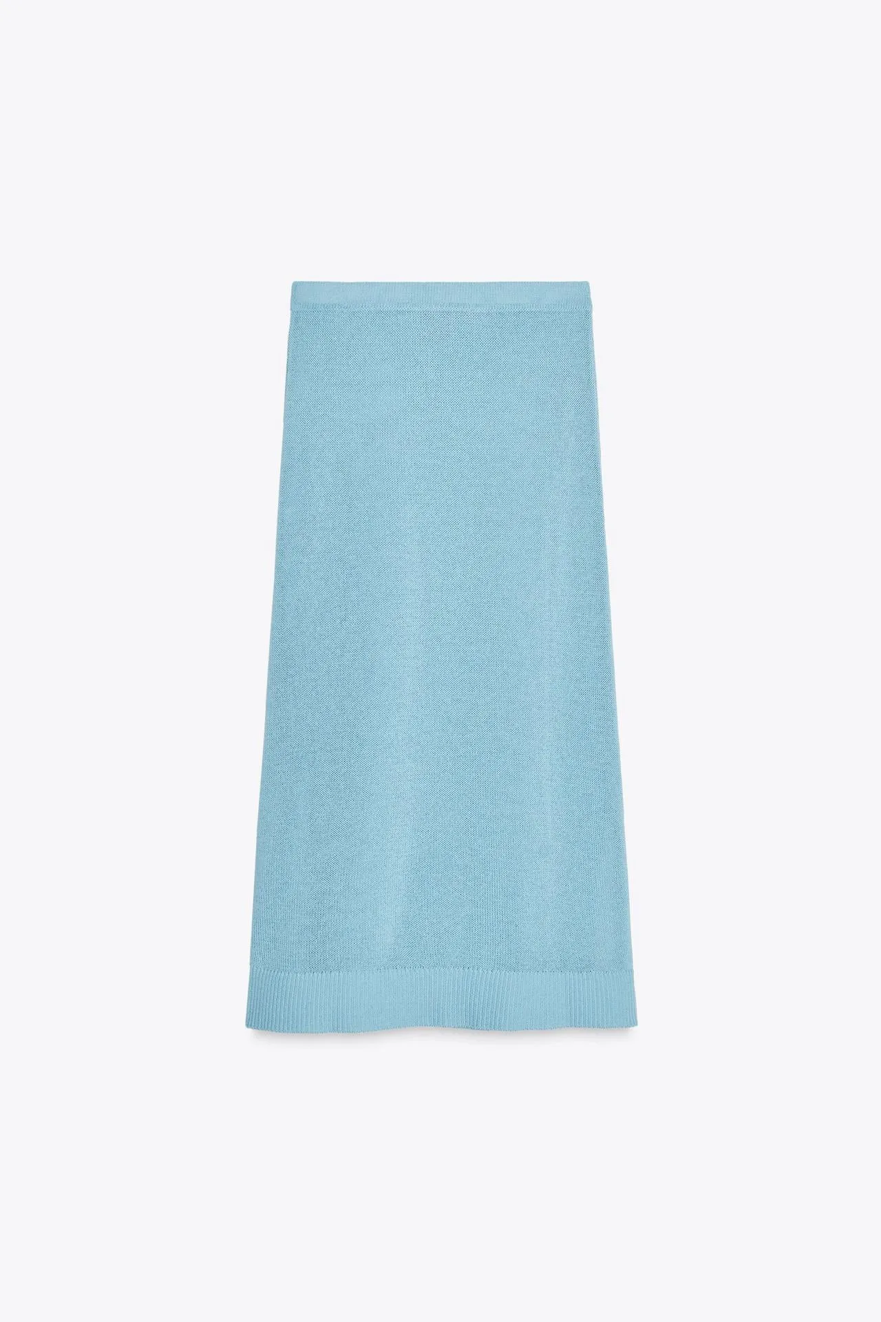 Knit midi skirt