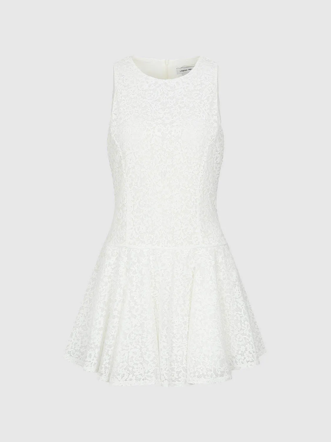 Lace Sleeveless A-Line Dresses