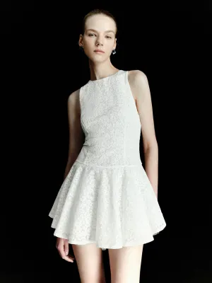 Lace Sleeveless A-Line Dresses