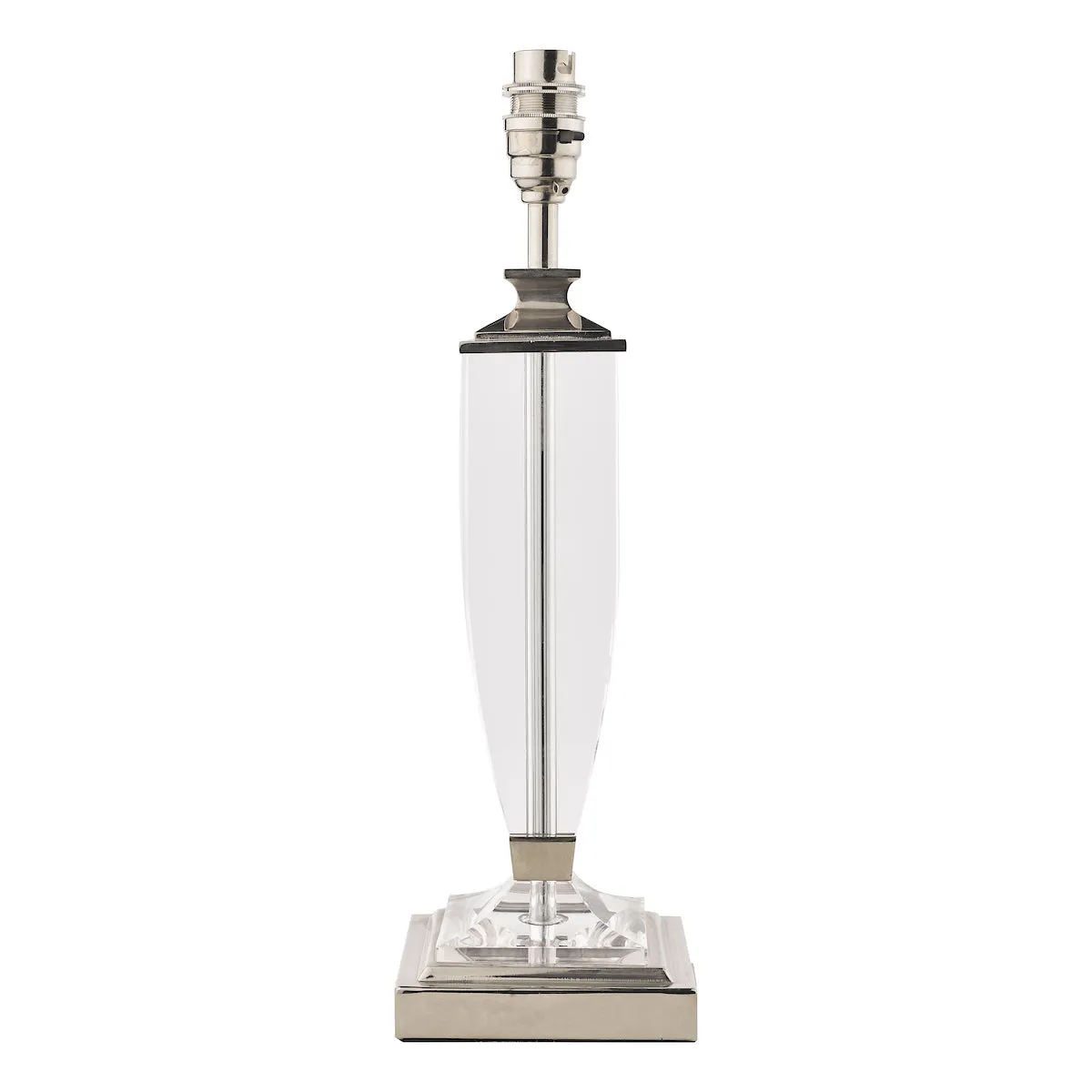 Laura Ashley Carson Polished Nickel & Crystal LA3582661-Q   Table Lamp Base Medium
