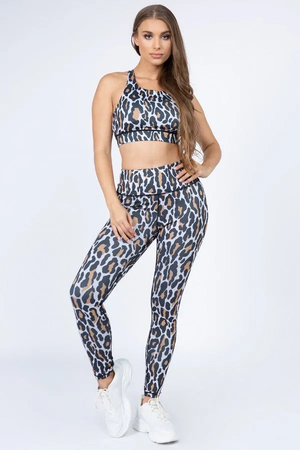 Leopard Workout -Black