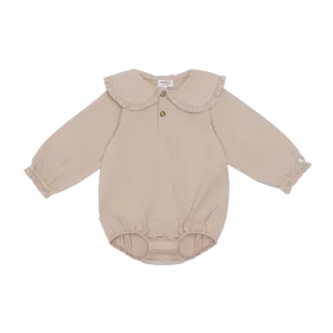 Lida Romper | Lavender Brown
