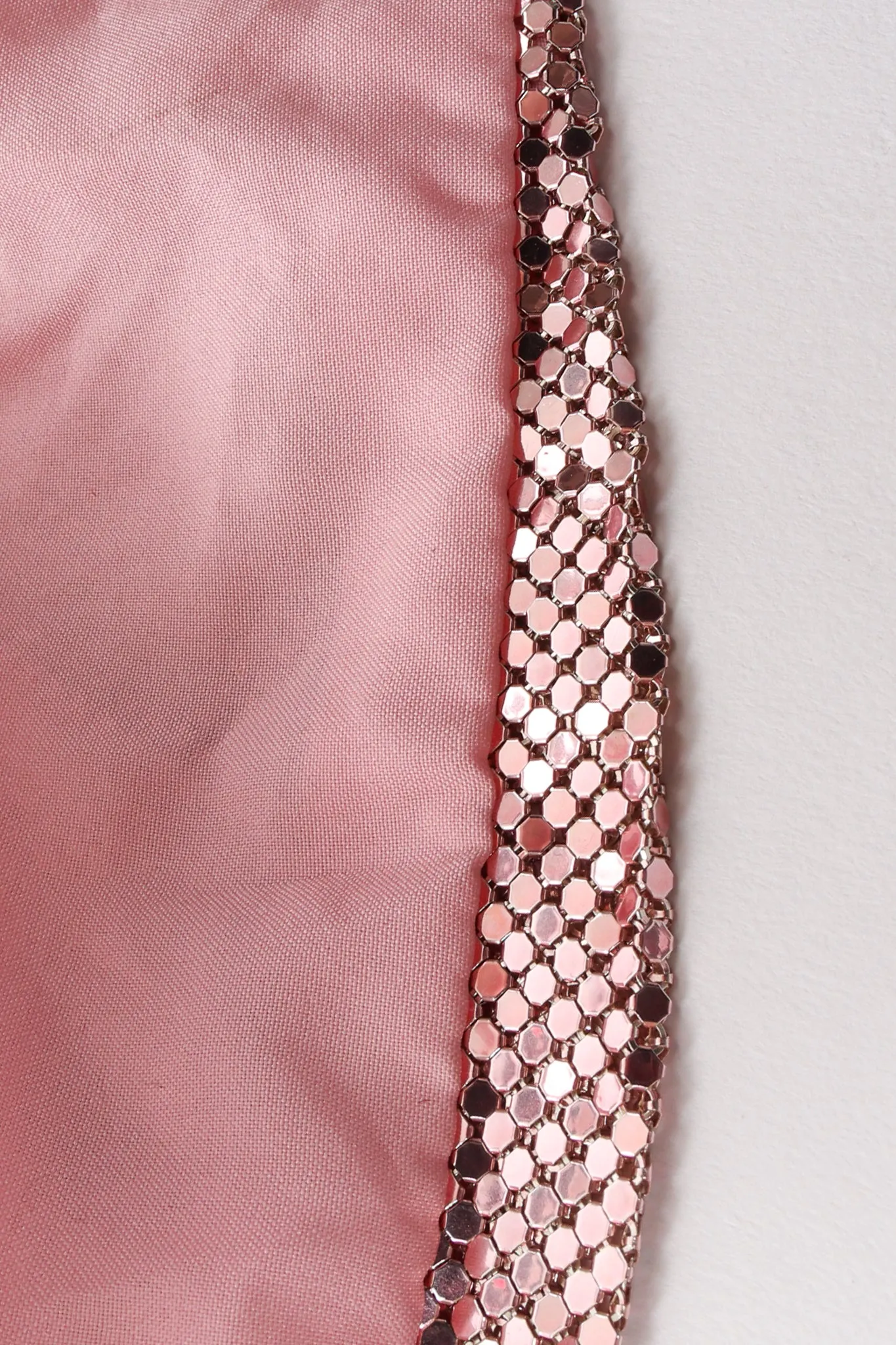 Liquid Metal Mesh Midi Skirt