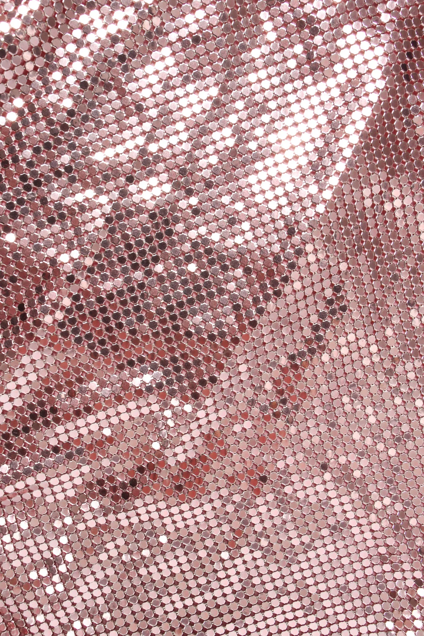 Liquid Metal Mesh Midi Skirt