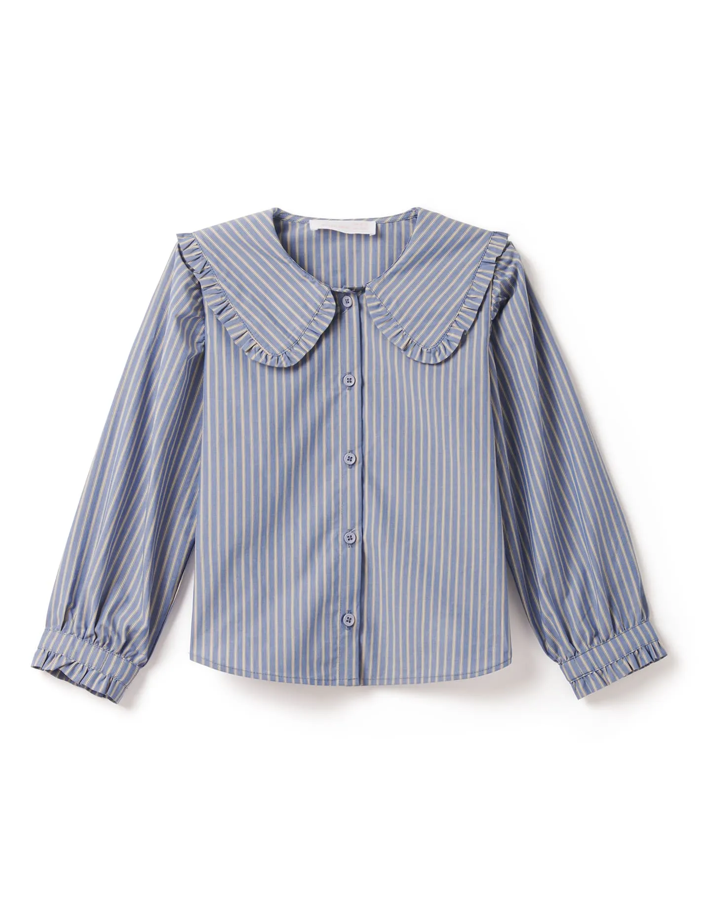 Logan Girls Collar Woven Top