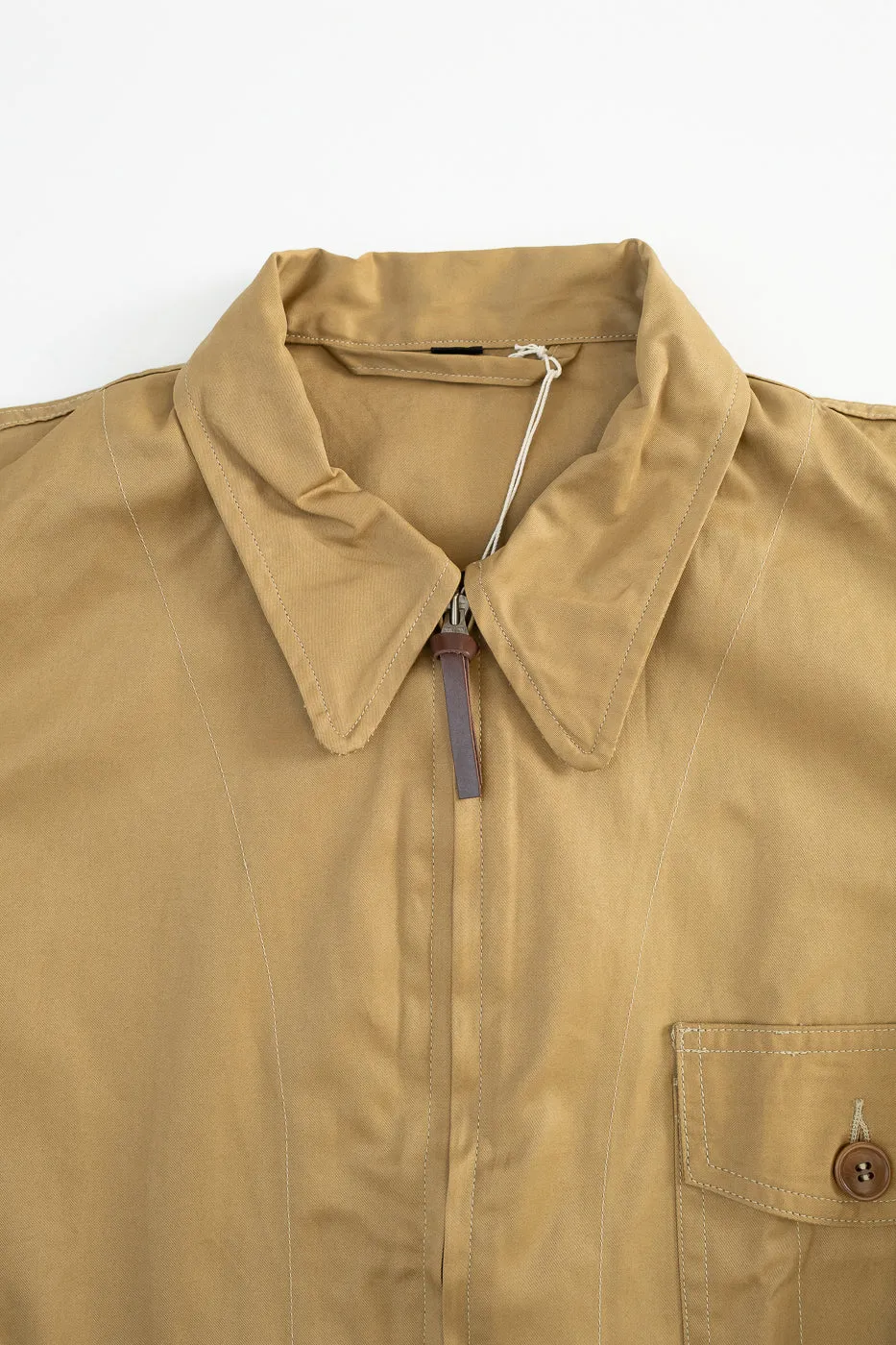Lot 2219 - M-421a JKT USMCR VMF322 Plain Jacket - Camel