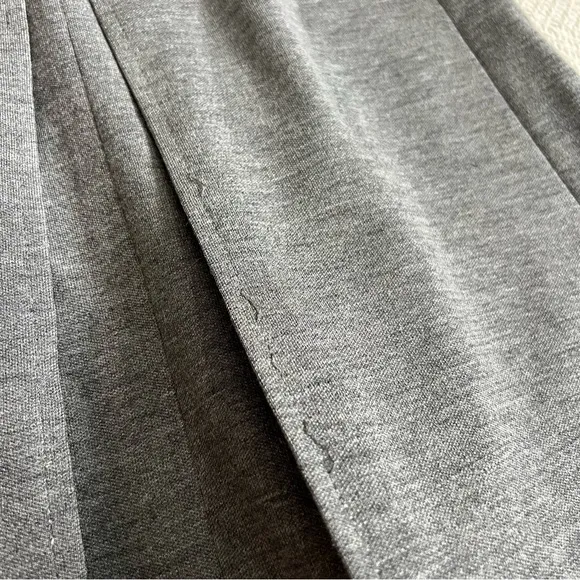 Luisa Spagnoli Wool Grey Aline Vintage Midi Skirt