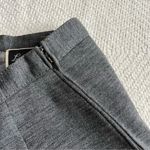 Luisa Spagnoli Wool Grey Aline Vintage Midi Skirt