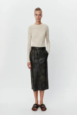 Lulu Leather Skirt