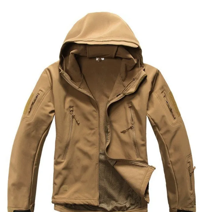 Lurker Shark Skin Soft Shell V4 Outdoors Military Tactical Jacket Men Waterproof Windproof Coat Hunter Camouflage Army Clothing