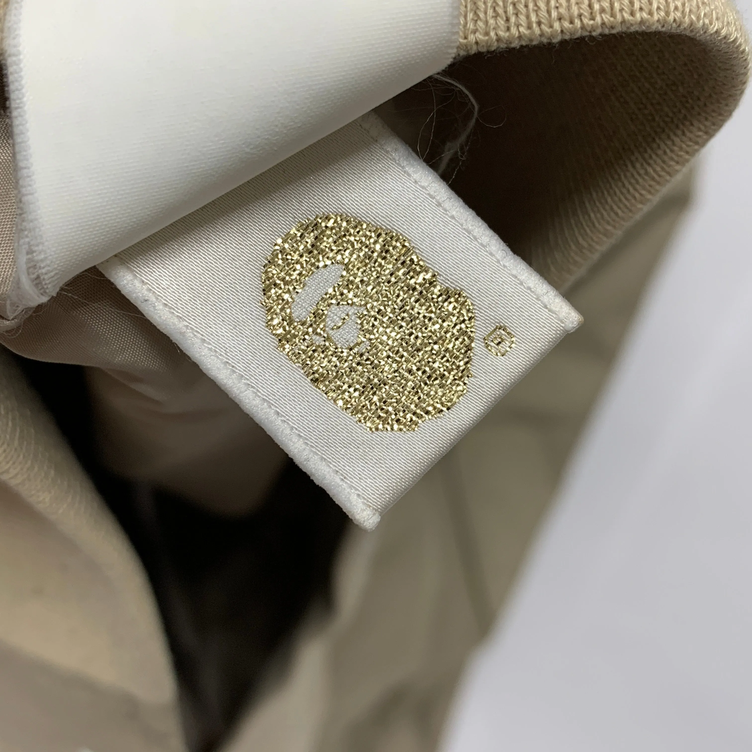 [M] A Bathing Ape Bape Vintage 'BapeEx' Work Jacket Beige
