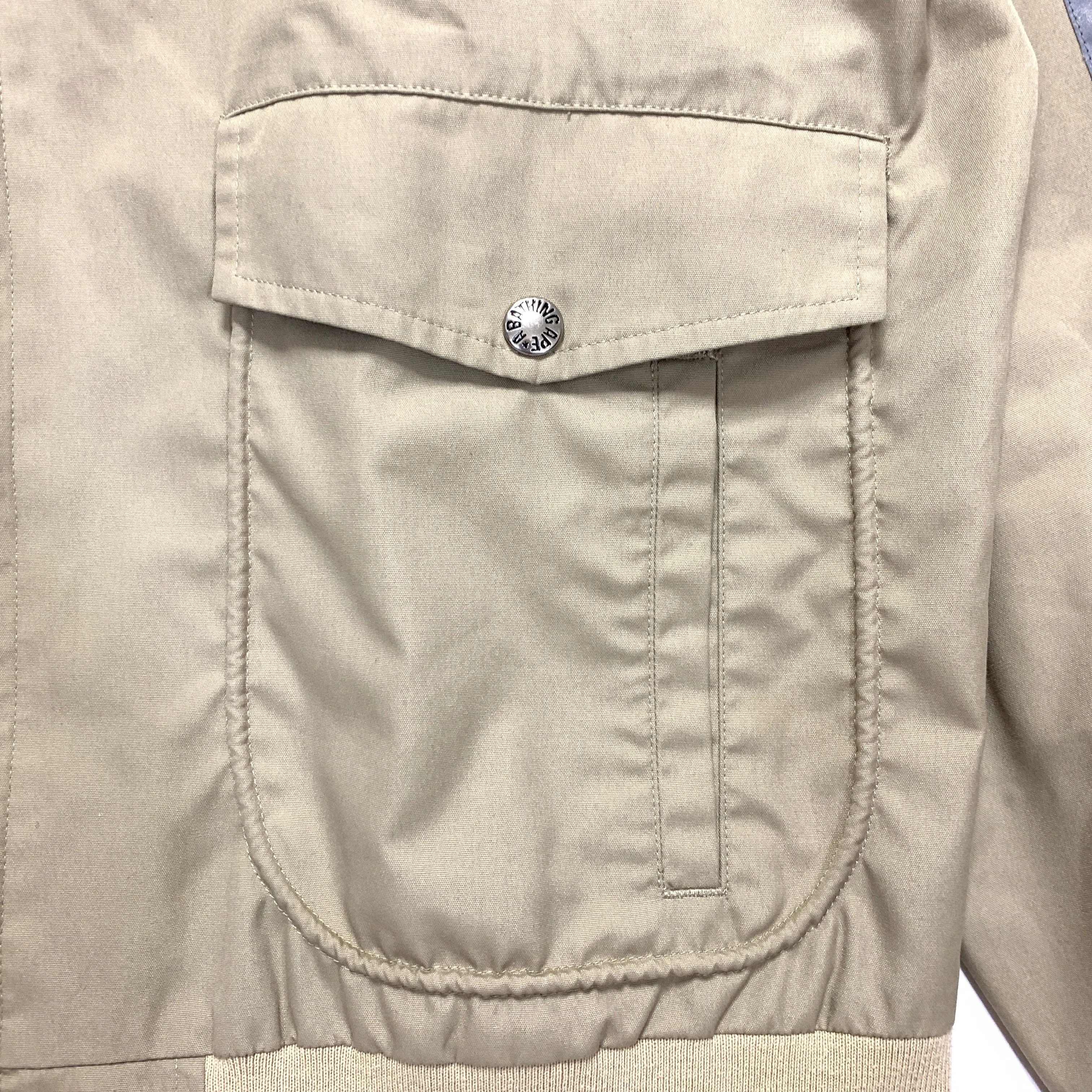 [M] A Bathing Ape Bape Vintage 'BapeEx' Work Jacket Beige
