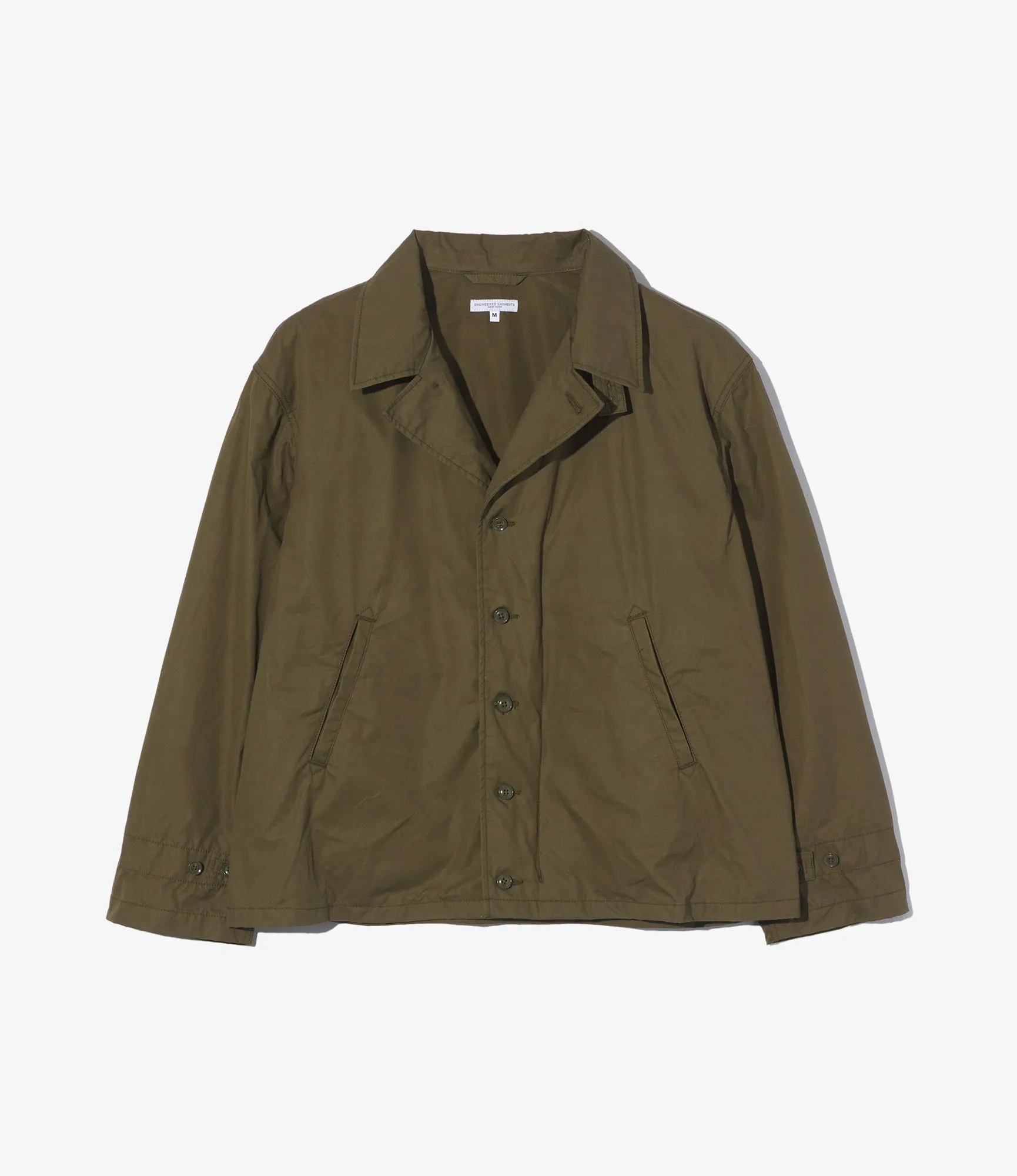 M41 Jacket – Olive Coated Cotton Cloth