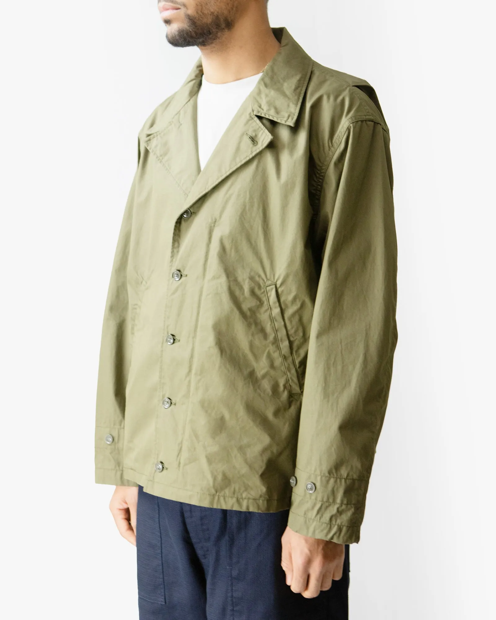 M41 Jacket – Olive Coated Cotton Cloth