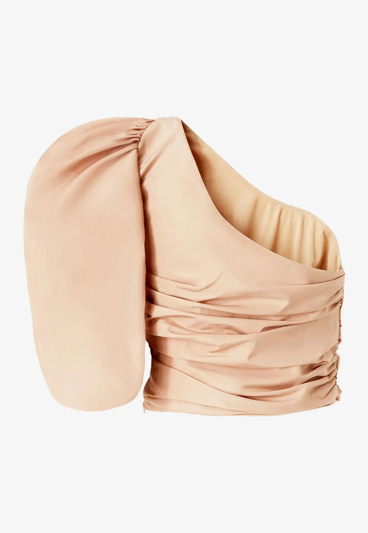 Magnanina One-Shoulder Gathered Top