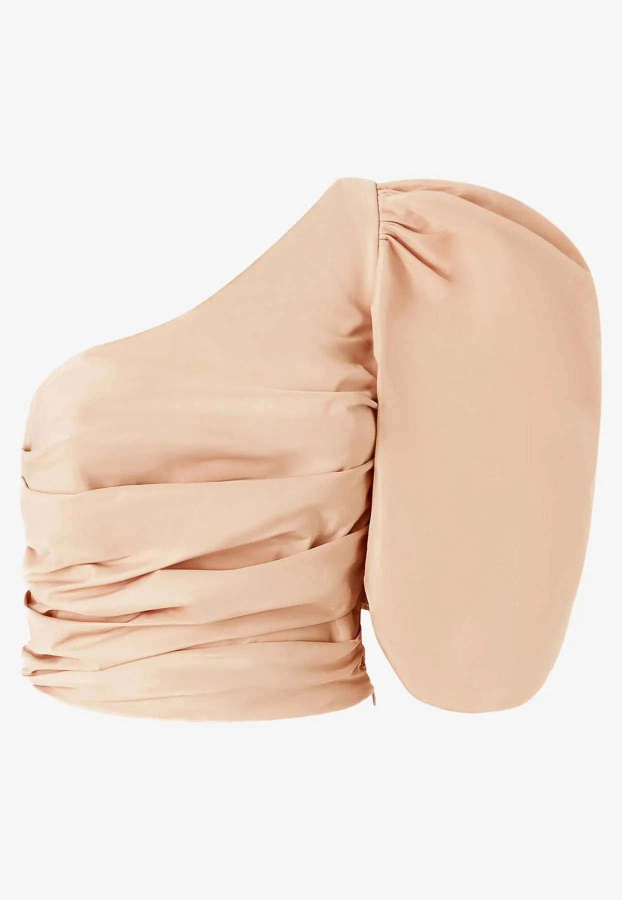 Magnanina One-Shoulder Gathered Top