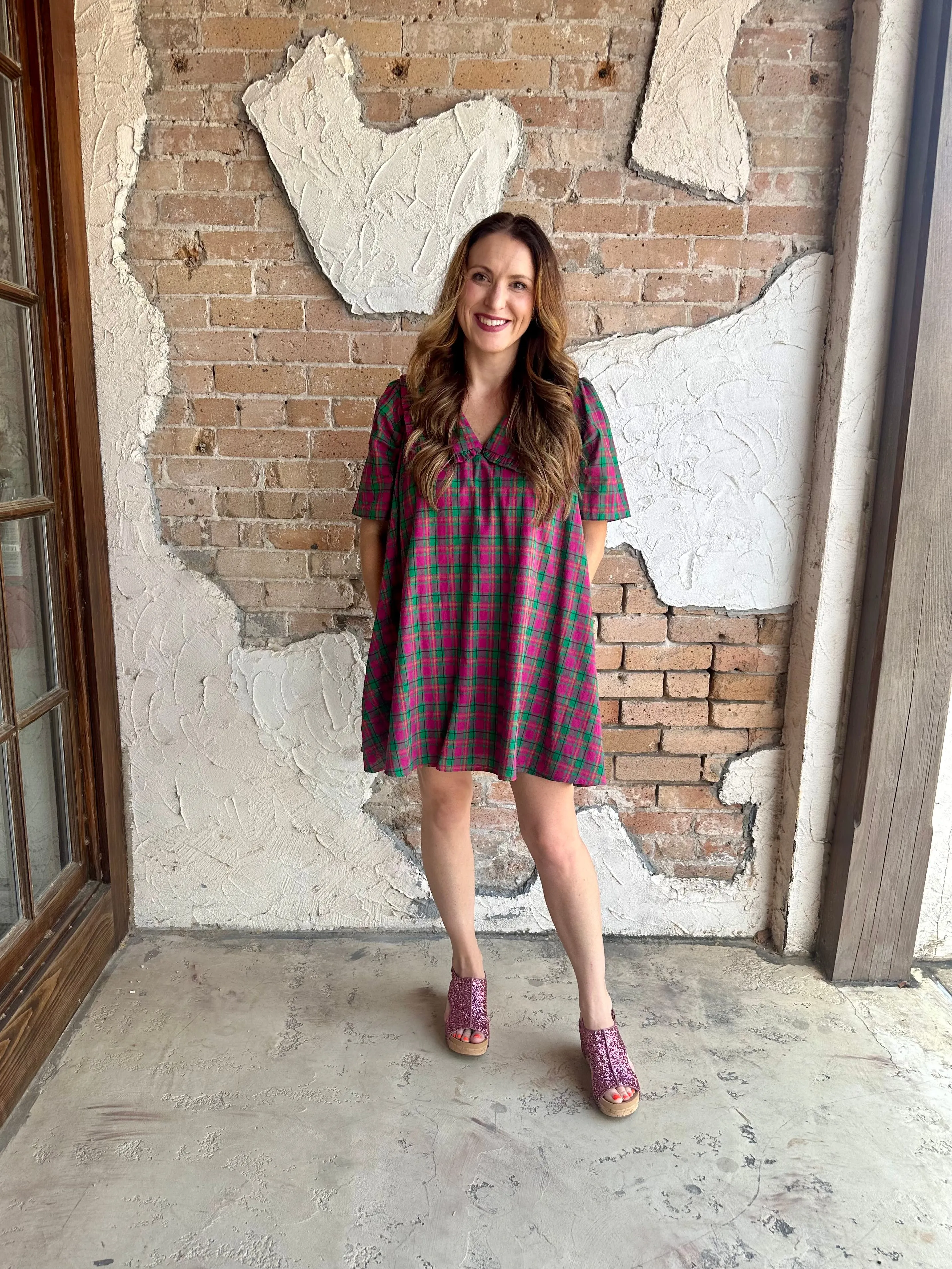 Major Charisma Dress: Magenta