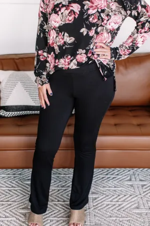 Make The Effort Yoga Pants In Black
