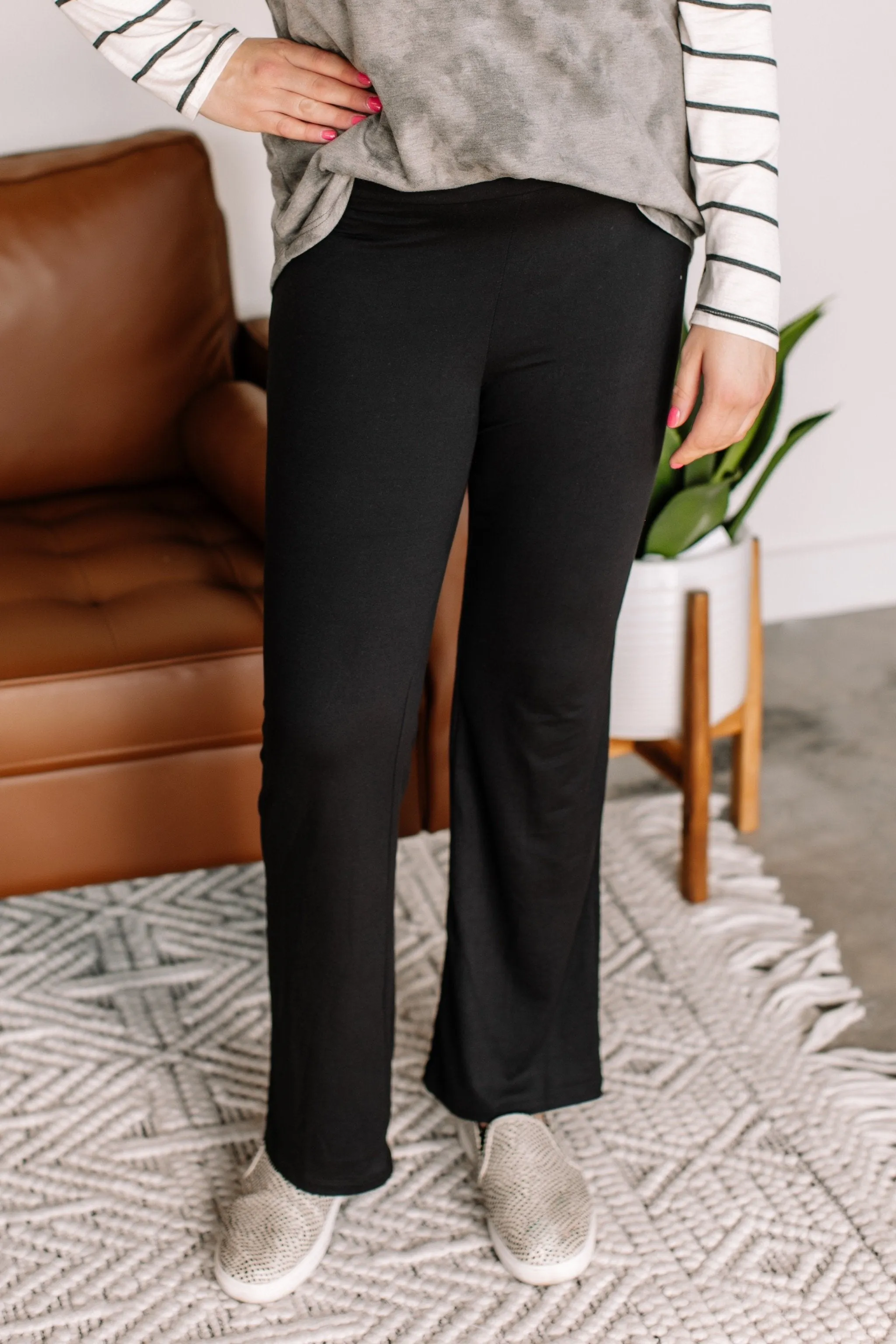 Make The Effort Yoga Pants In Black