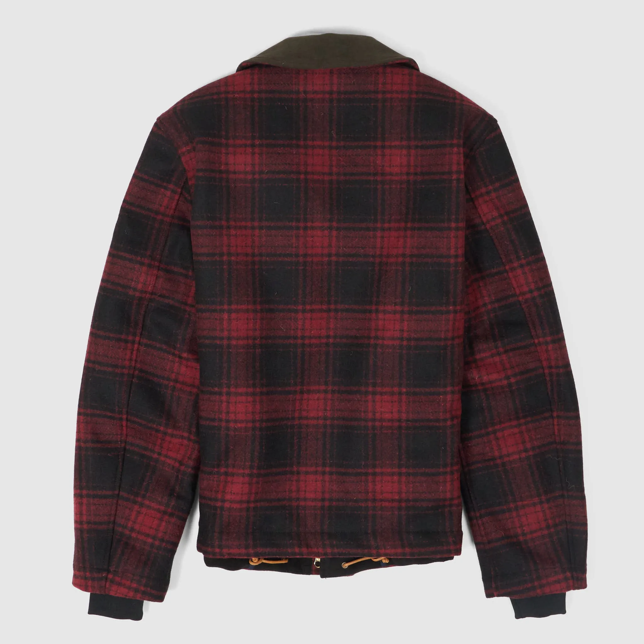 Manifattura Ceccarelli Wool Plaid N-1 Deck Jacket