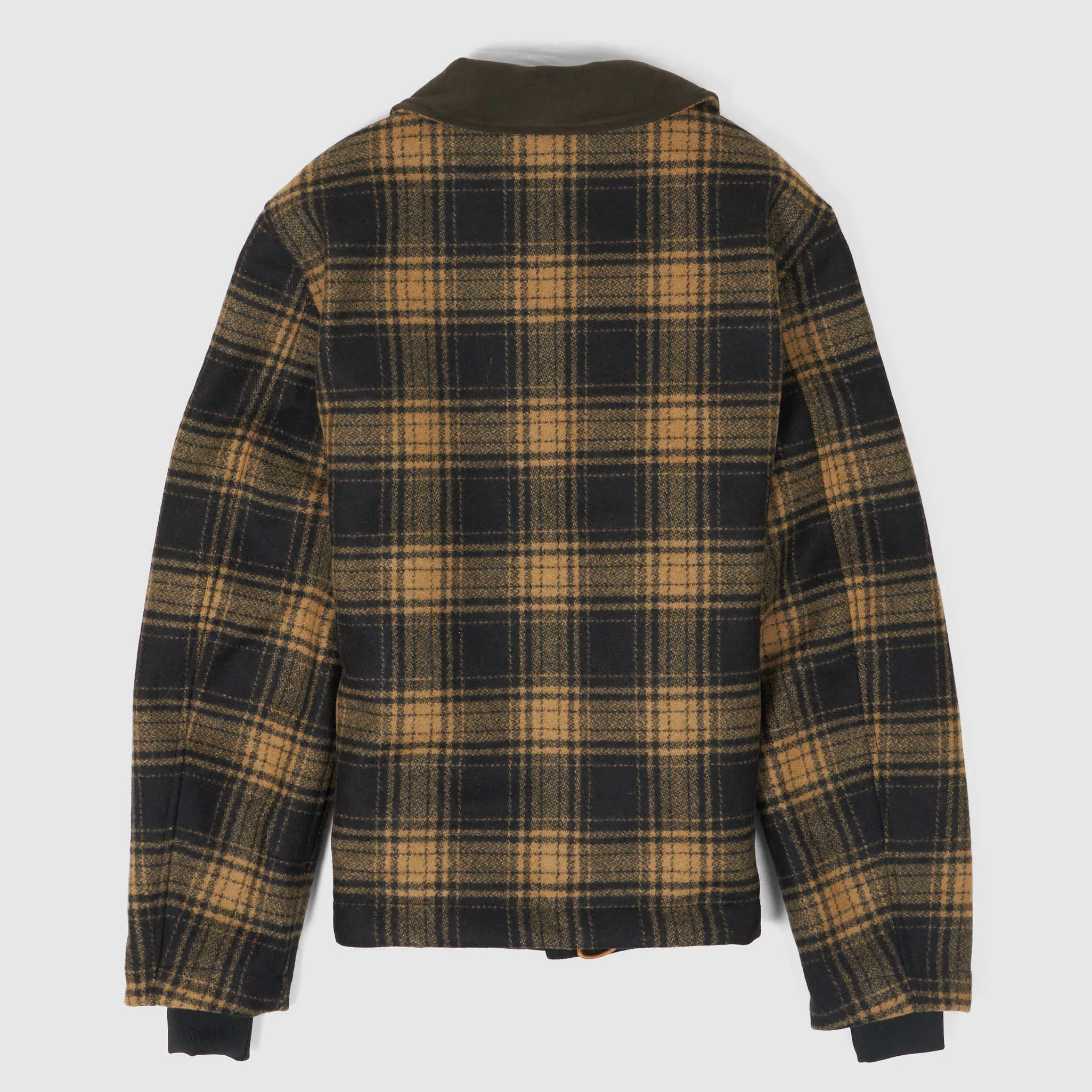 Manifattura Ceccarelli Wool Plaid N-1 Deck Jacket