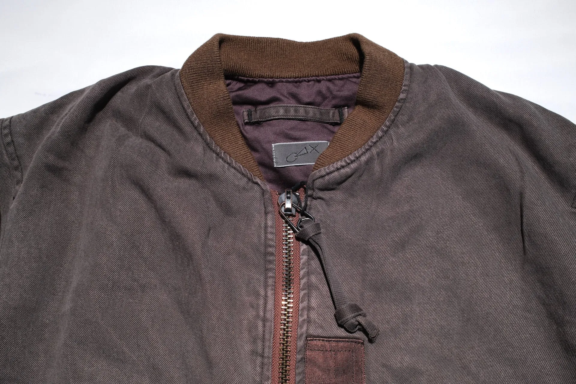 Maru Sankaku Peke by SDA MA-1 Bomber Jacket (Mud Brown)