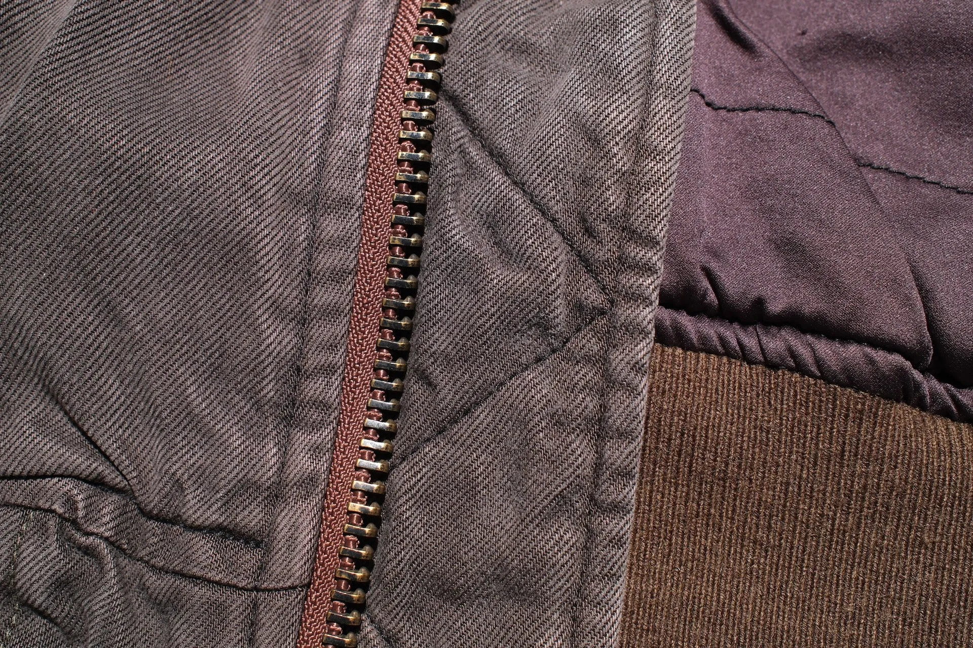 Maru Sankaku Peke by SDA MA-1 Bomber Jacket (Mud Brown)