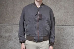 Maru Sankaku Peke by SDA MA-1 Bomber Jacket (Mud Brown)
