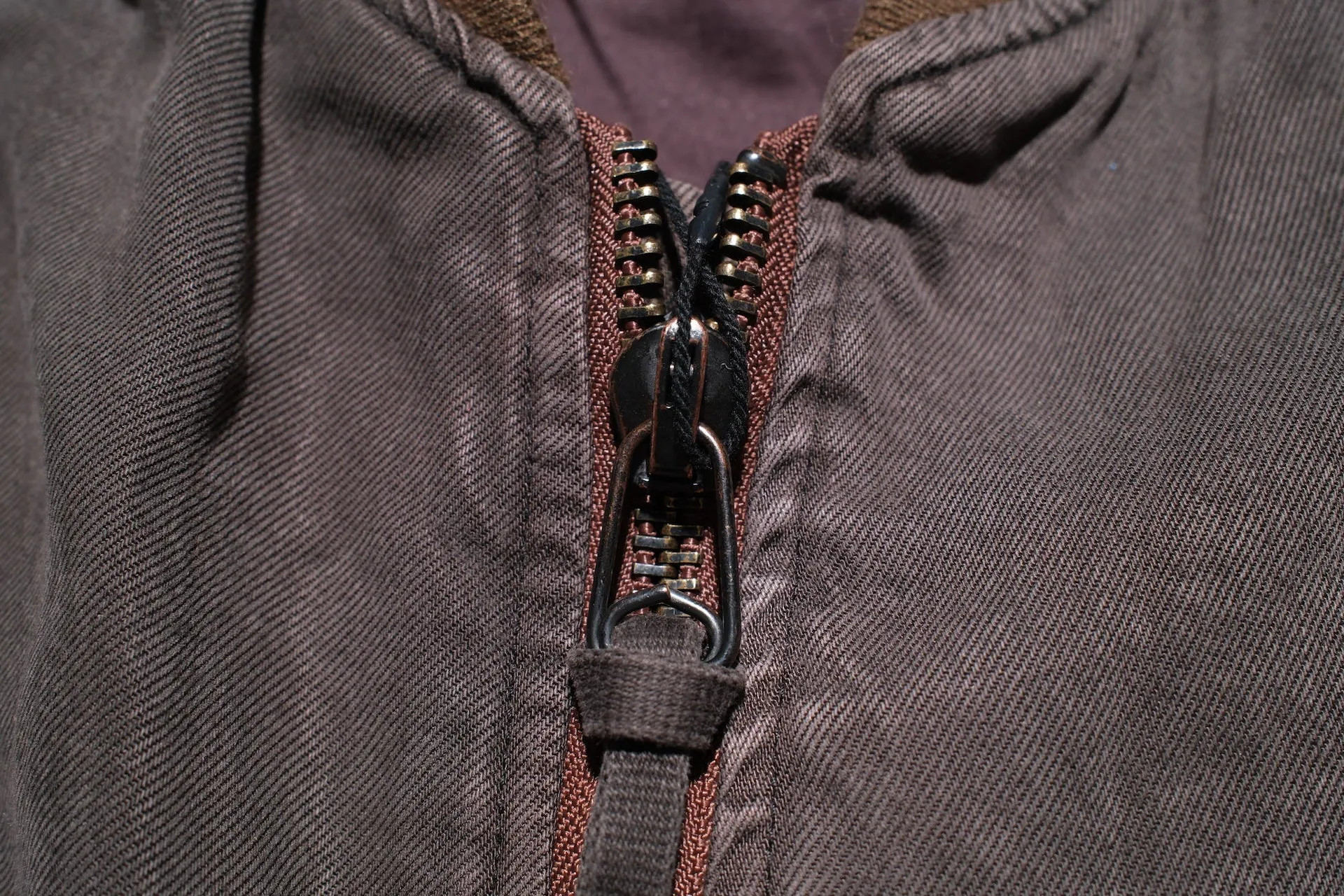 Maru Sankaku Peke by SDA MA-1 Bomber Jacket (Mud Brown)