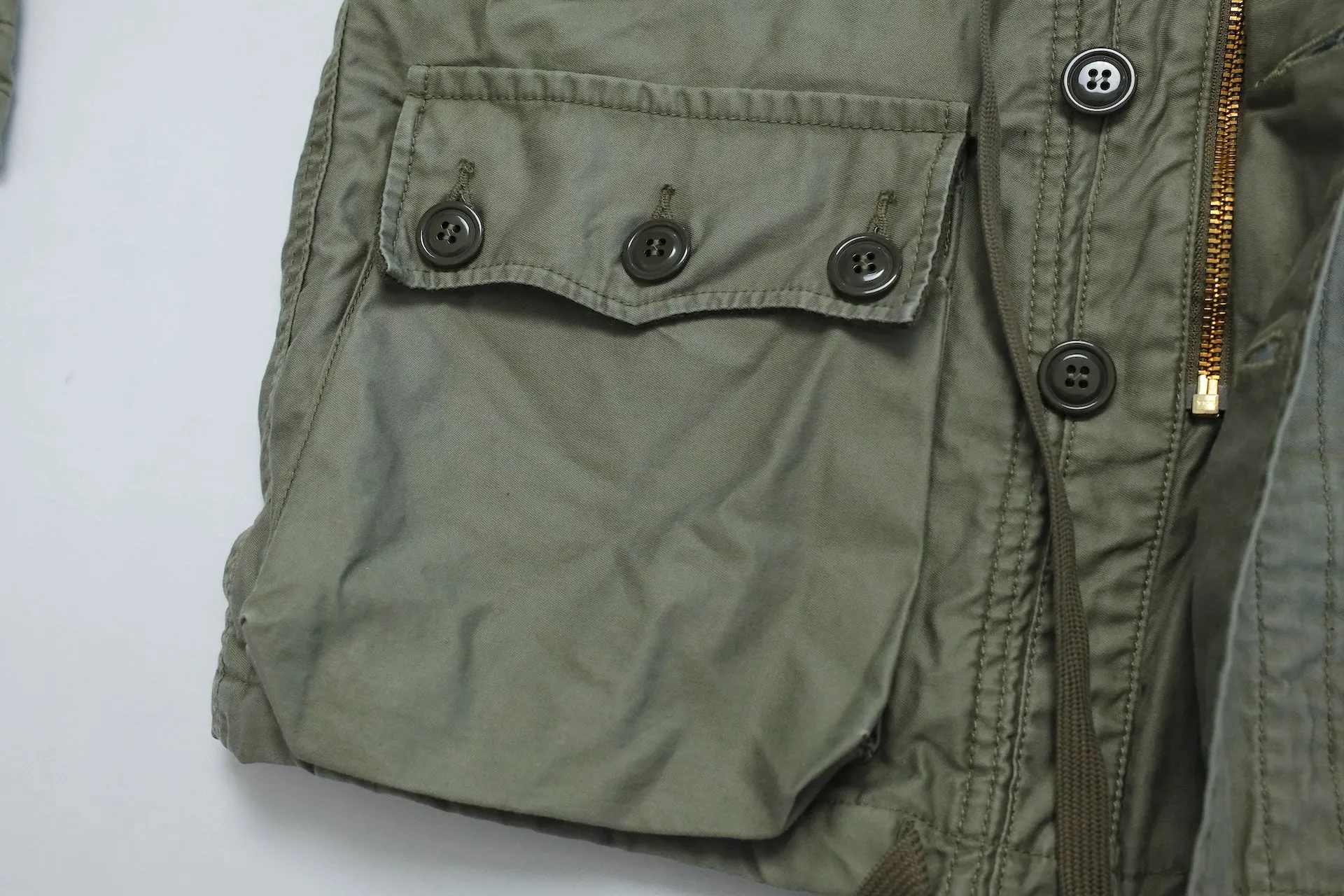 Maru Sankaku Peke by SDA Winter Field Jacket (Army Green)