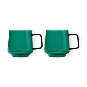 Maxwell & Williams Blend Sala Glass Mug 400ML Set of 2 Gift Boxed LQ0094