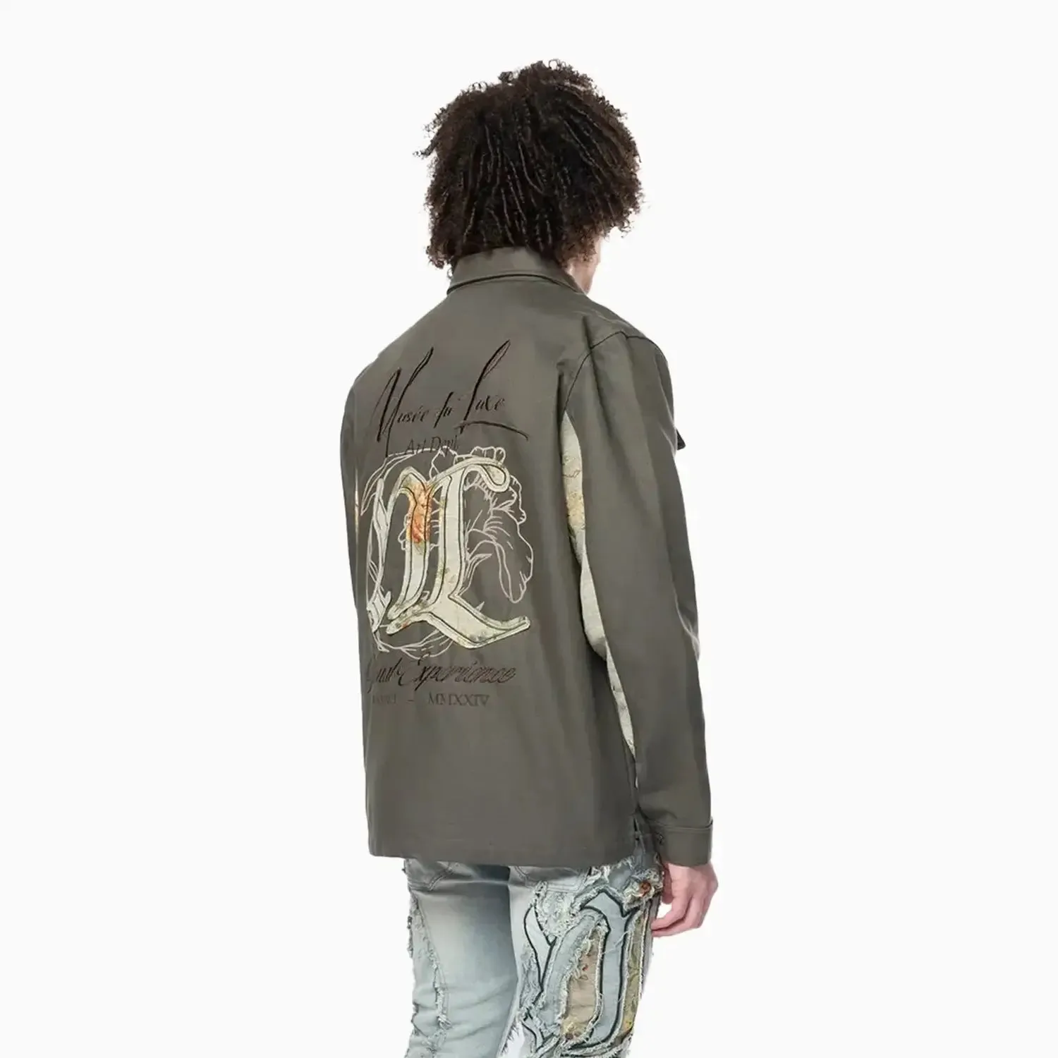Men's Regular Collar LS Overshirt
