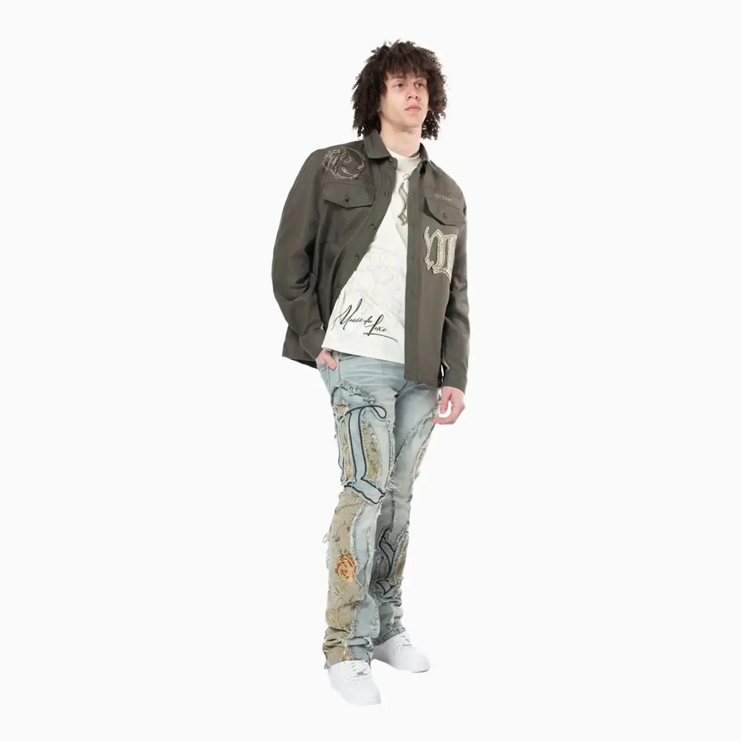 Men's Regular Collar LS Overshirt
