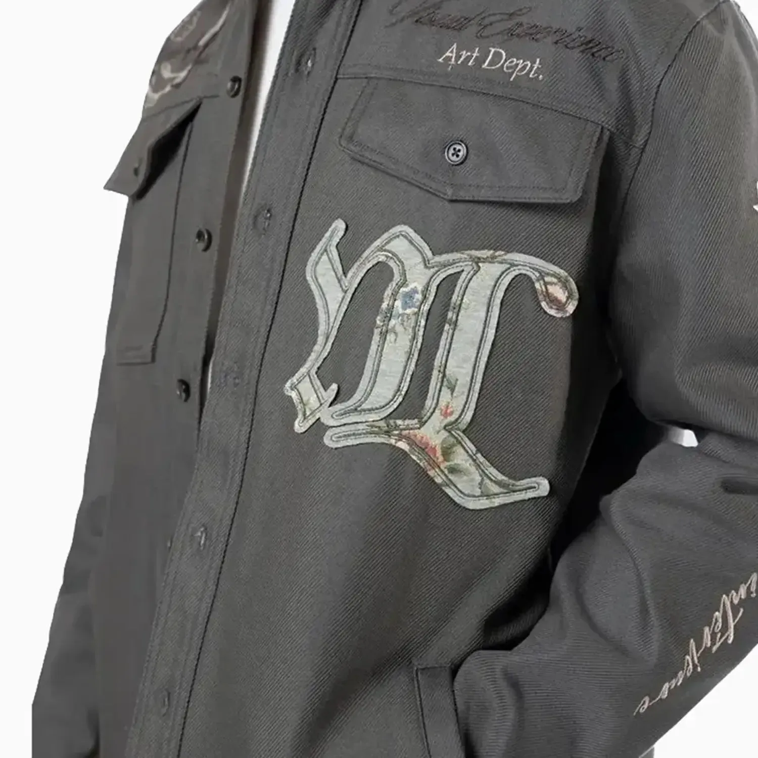 Men's Regular Collar LS Overshirt