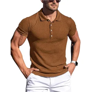 Men's Summer Fashion Stand Collar Polo Shirt