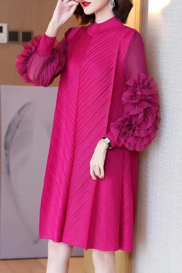Misha Dress - Rose Red