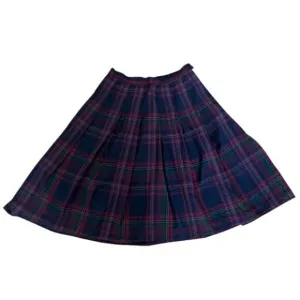 Miss Pendleton Vintage Virgin Wool Plaid Midi Skirt, No Size Tag (Med?)