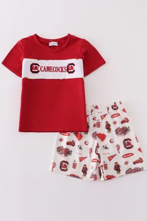 [misspell Gamecocks] Gamecocks Embroidery Boy Set