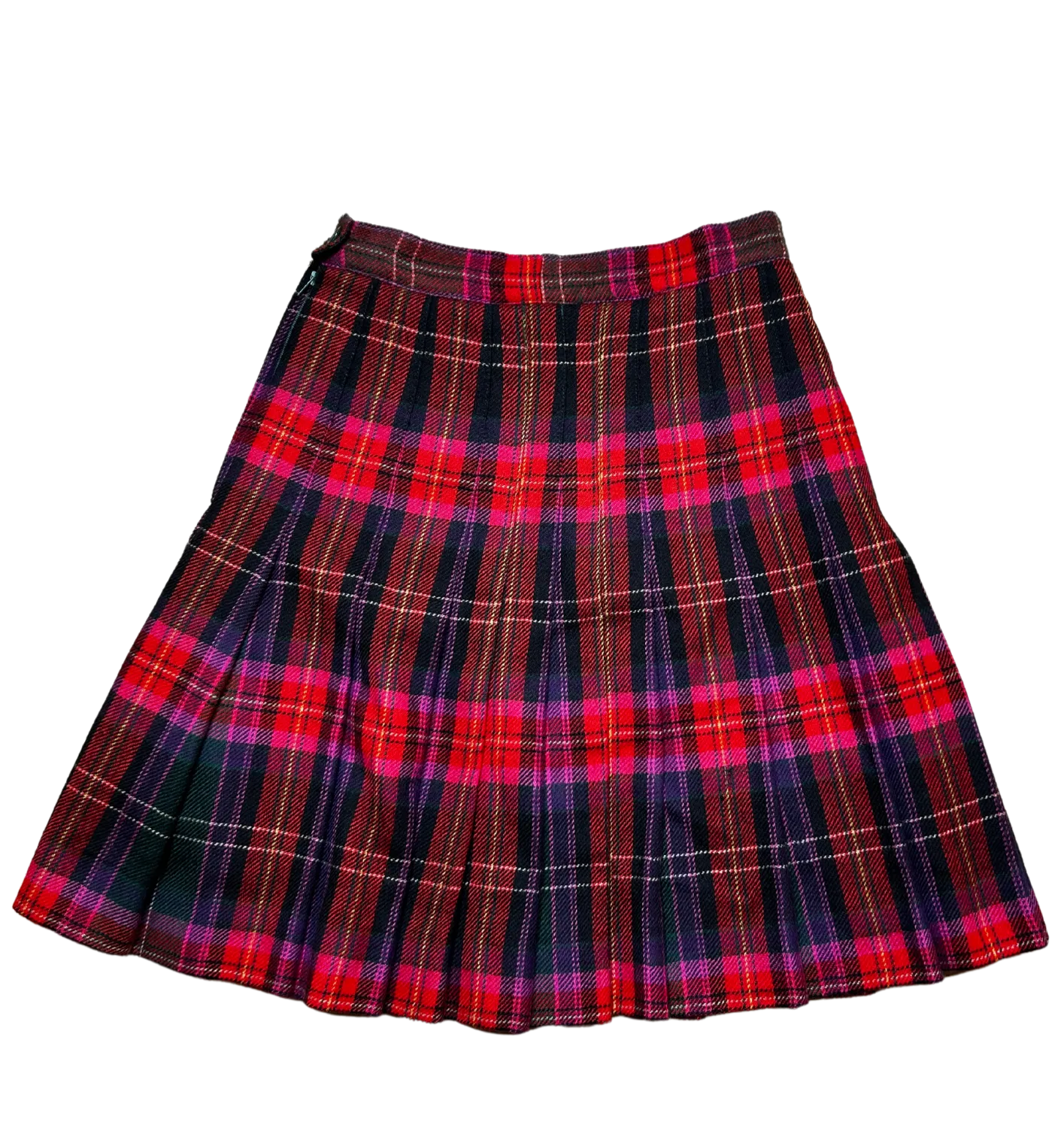 MONDI VINTAGE Tartan Pleated Skirt