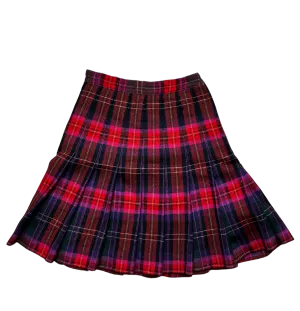 MONDI VINTAGE Tartan Pleated Skirt