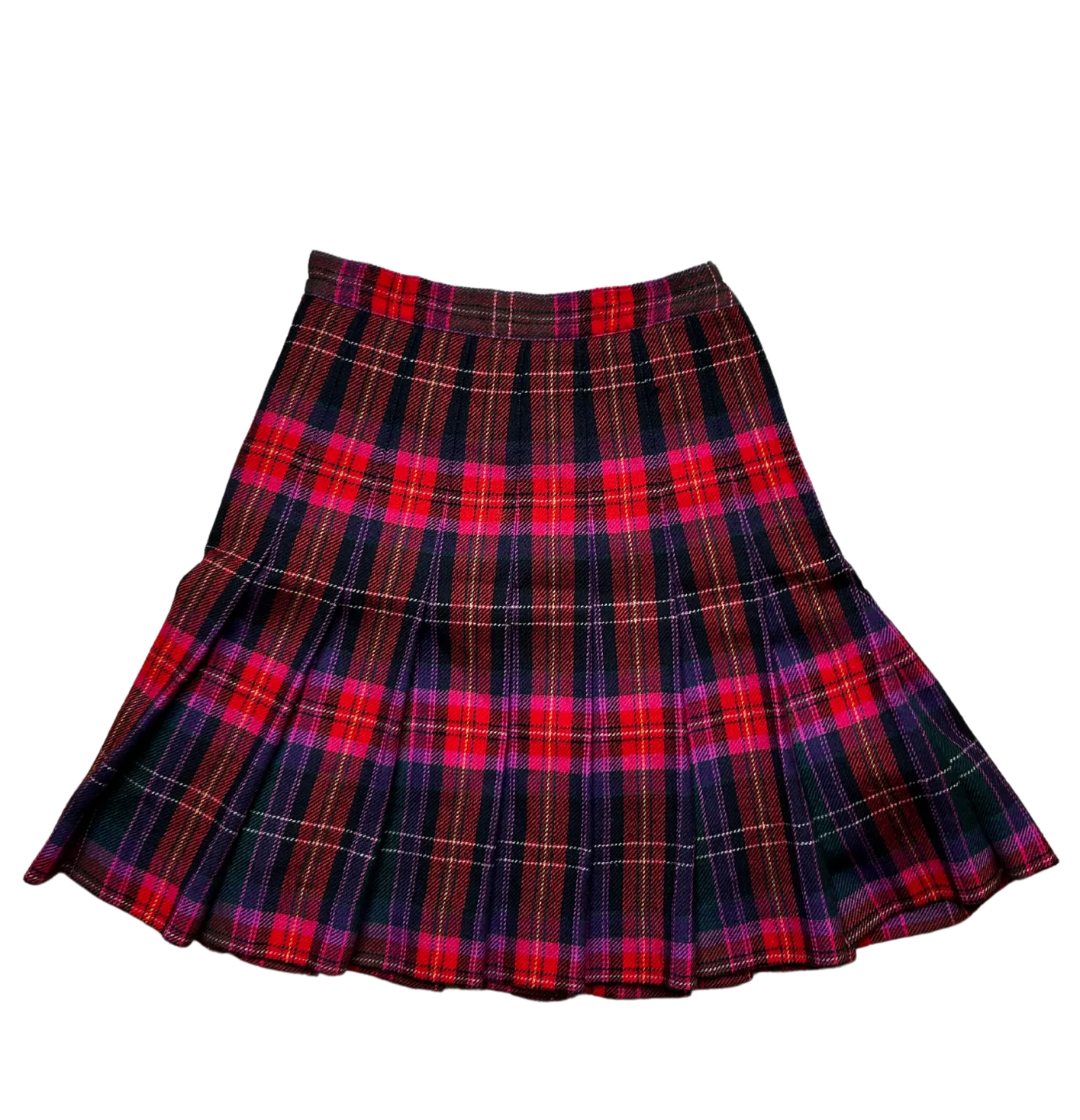 MONDI VINTAGE Tartan Pleated Skirt