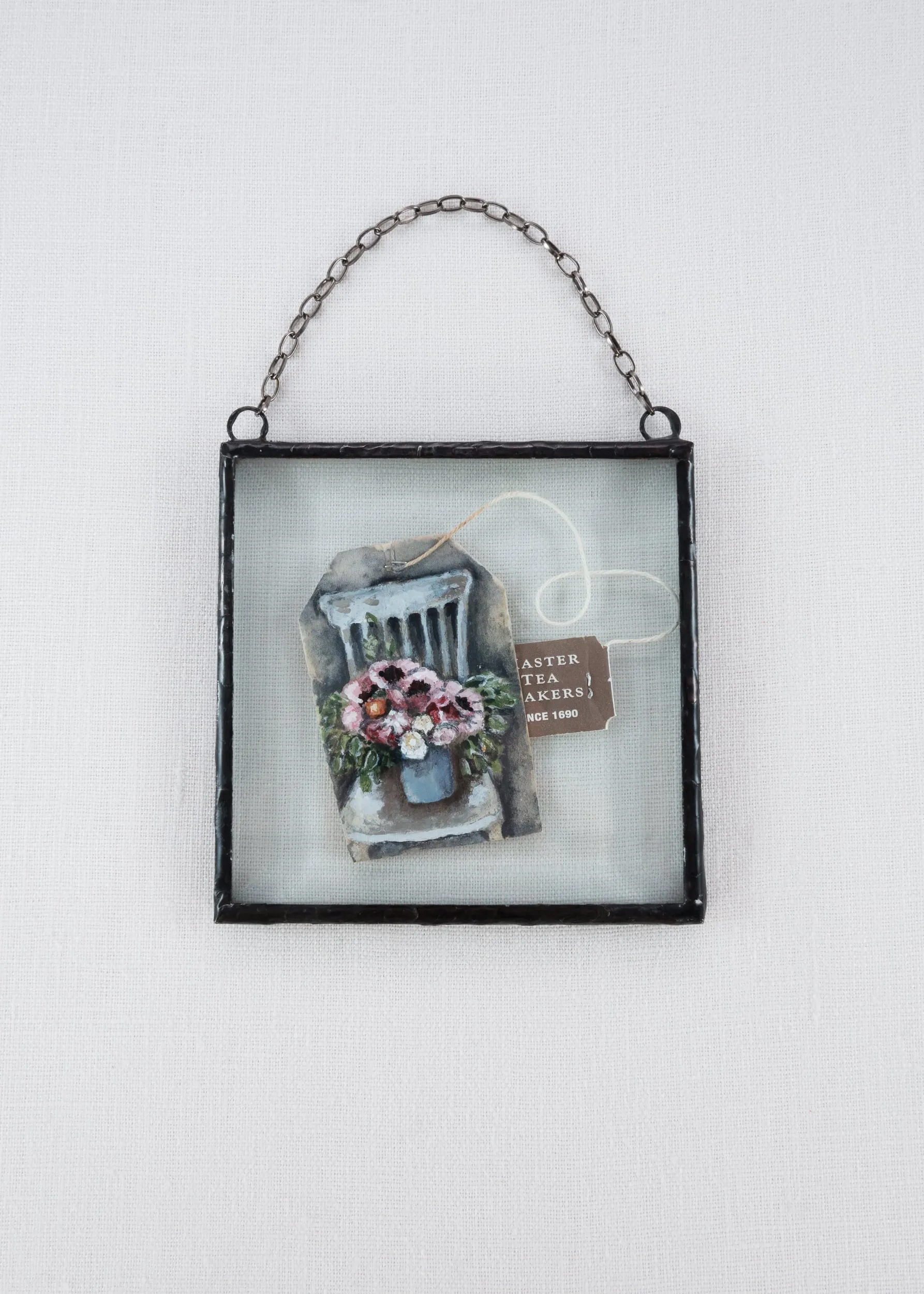 Morning Bloom Tea Bag Painting
