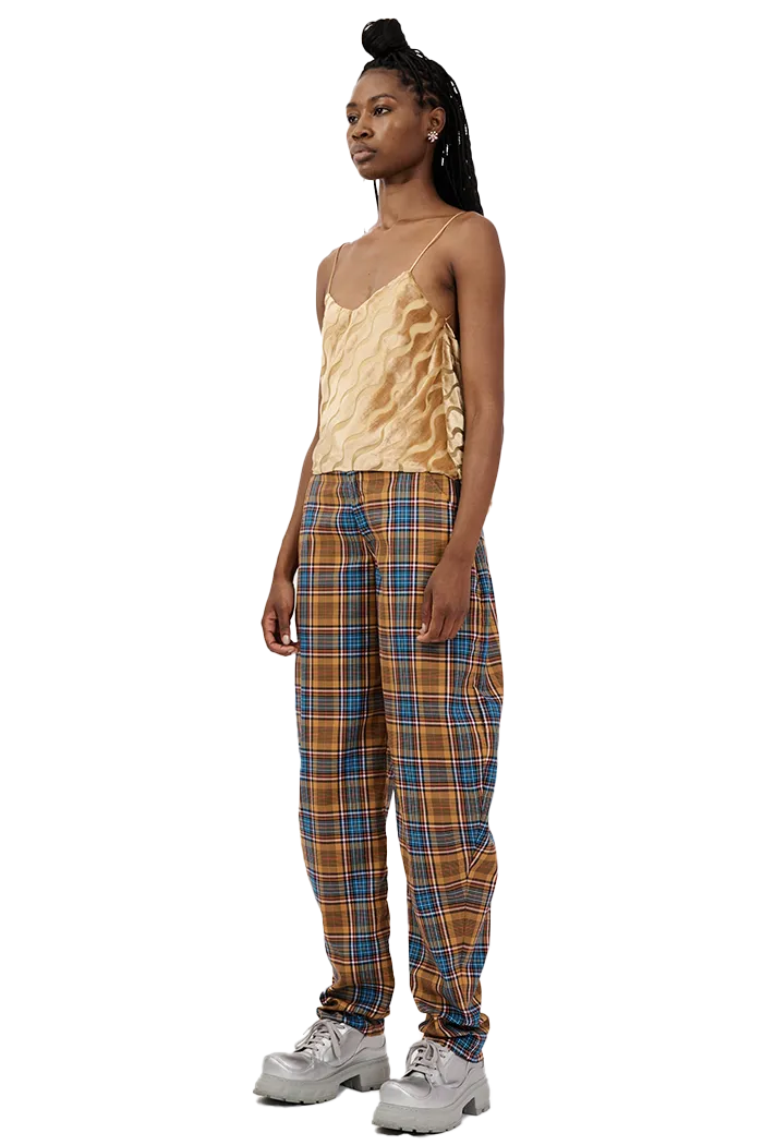 MUSTARD PLAID GRR PANT