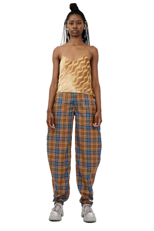 MUSTARD PLAID GRR PANT