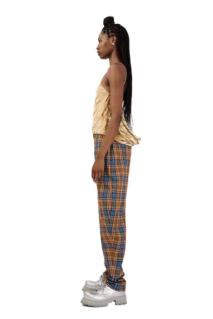 MUSTARD PLAID GRR PANT