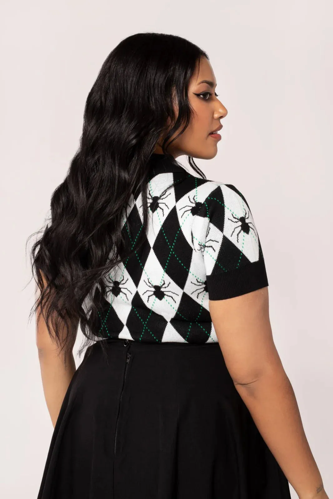Natasha Spider Knitted Top