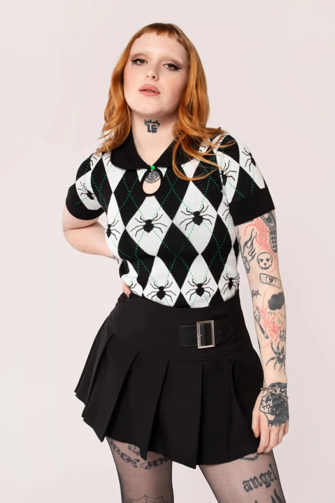 Natasha Spider Knitted Top