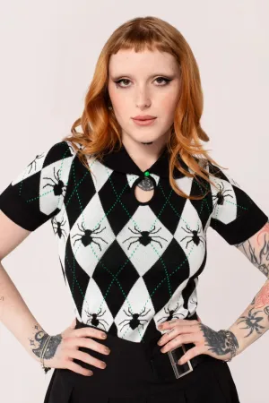Natasha Spider Knitted Top