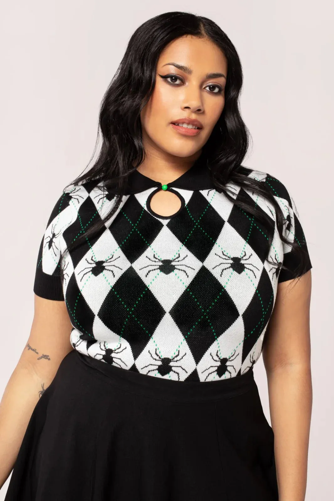 Natasha Spider Knitted Top